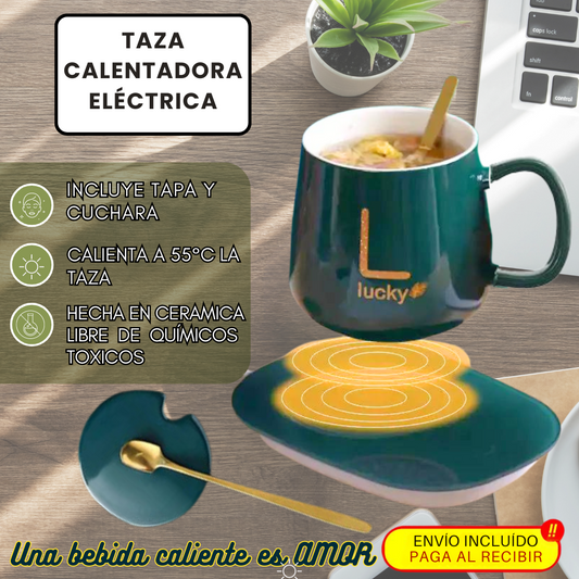 TAZA CON CALENTADORA ELECTRICA