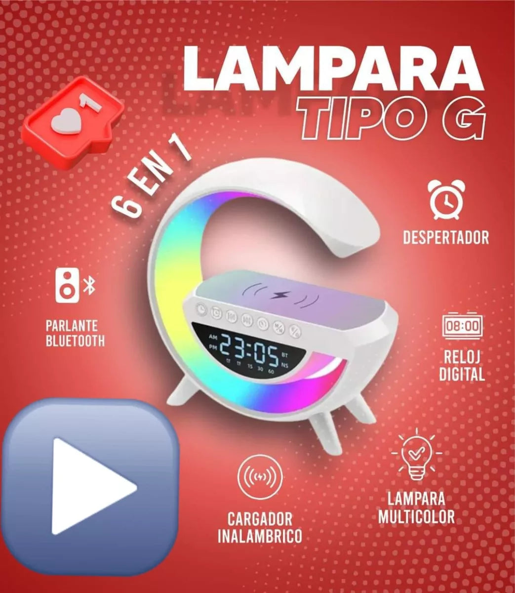 LAMPARA SMART CON CARGA INALAMBRICA