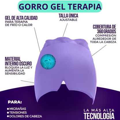 Gorro Gel Terapia de Compresión Frío/Calor