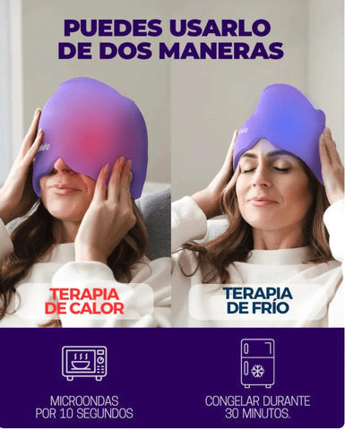 Gorro Gel Terapia de Compresión Frío/Calor