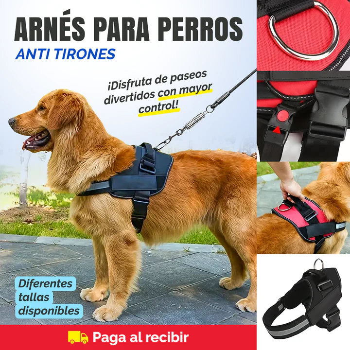 ARNÉS PARA PERROS ANTI TIRONES - PASEOS SIN ESTRÉS NI TIRONES INCÓMODOS