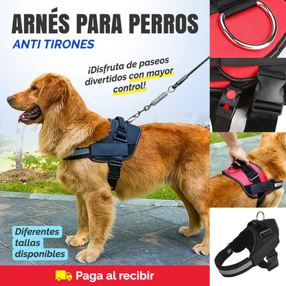 ARNÉS PARA PERROS ANTI TIRONES - PASEOS SIN ESTRÉS NI TIRONES INCÓMODOS