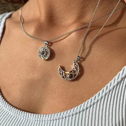 COLLARES ECLIPSE: SOL & LUNA 🌒❣️