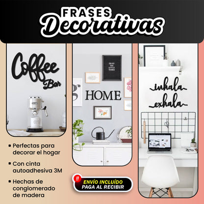 FRASES DECORATIVAS 😍🏡