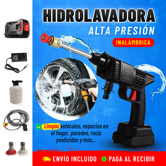 HIDROLAVADORA ALTA PRESION INALAMBRICA.🚿