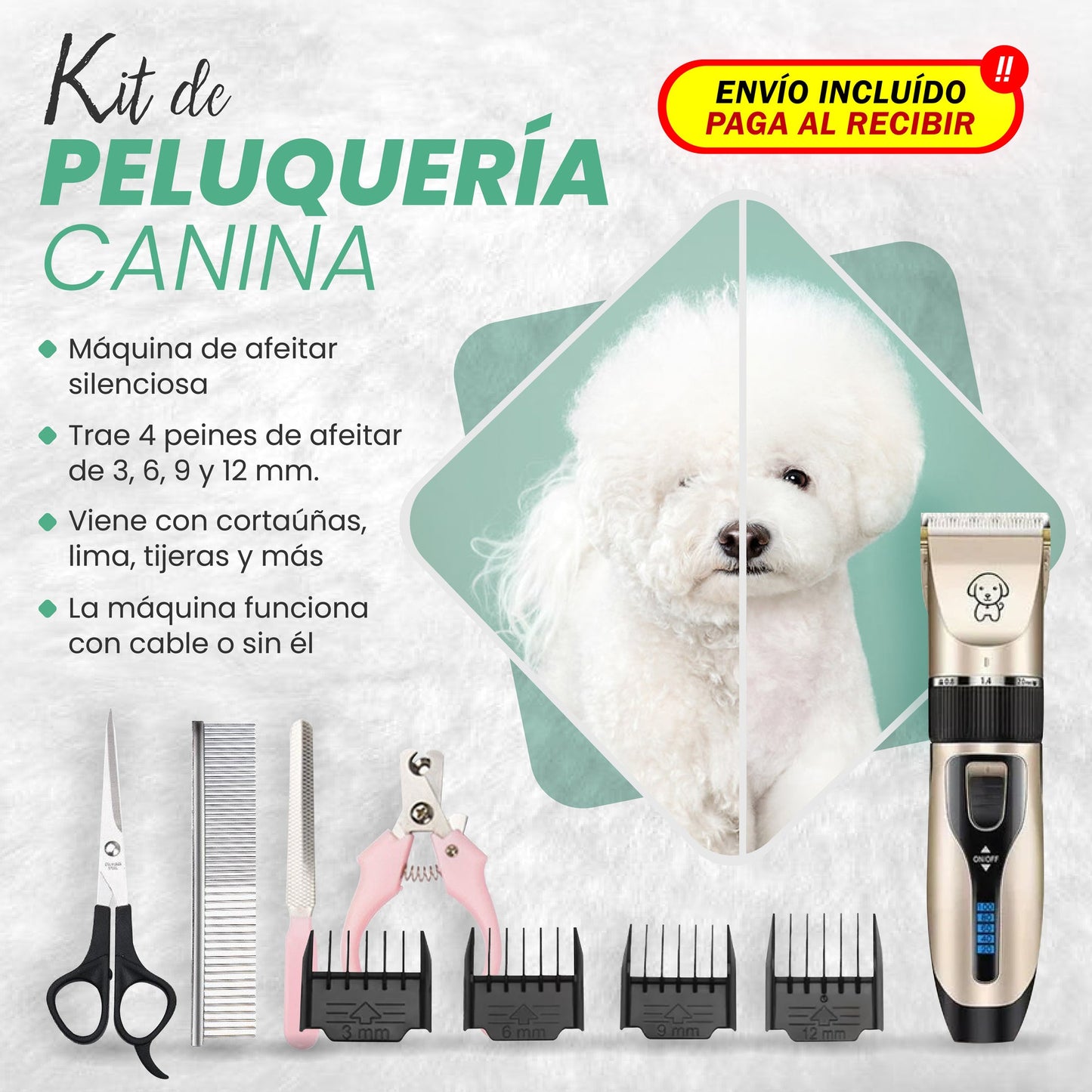 KIT DE PELUQUERIA CANINA