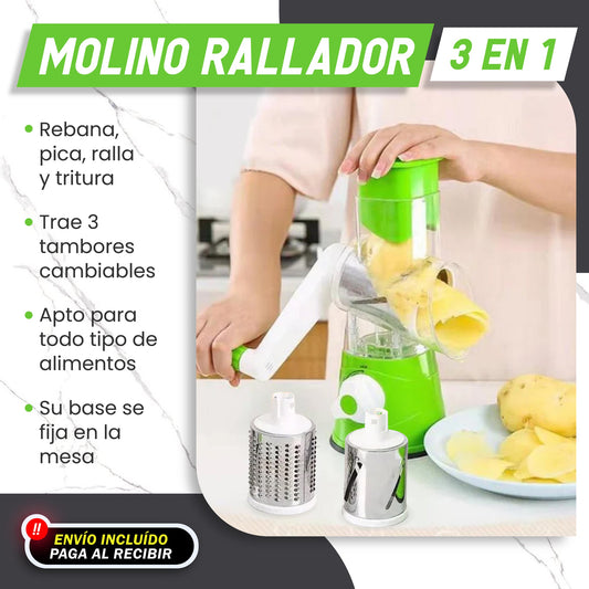 MOLINO RALLADOR 3 EN 1