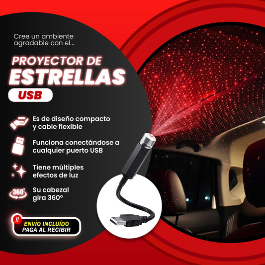 PROYECTOR DE ESTRELLAS USB