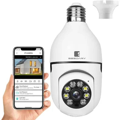 CAMARA BOMBILLA 360º +💡+ WIFI